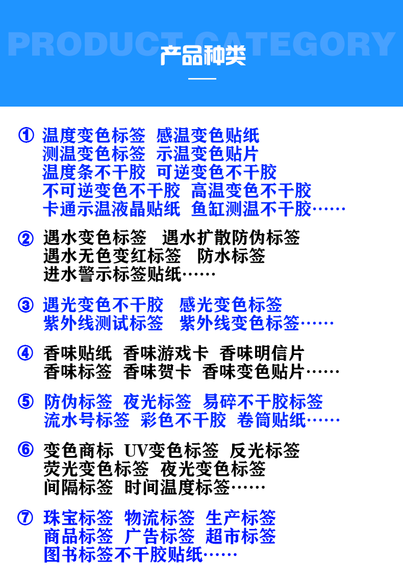 65-70-75-80°测温变色贴片